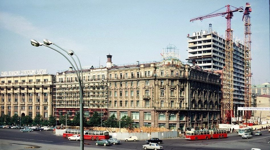 Москва — Исторические фотографии — Трамвай и Троллейбус (1946-1991)