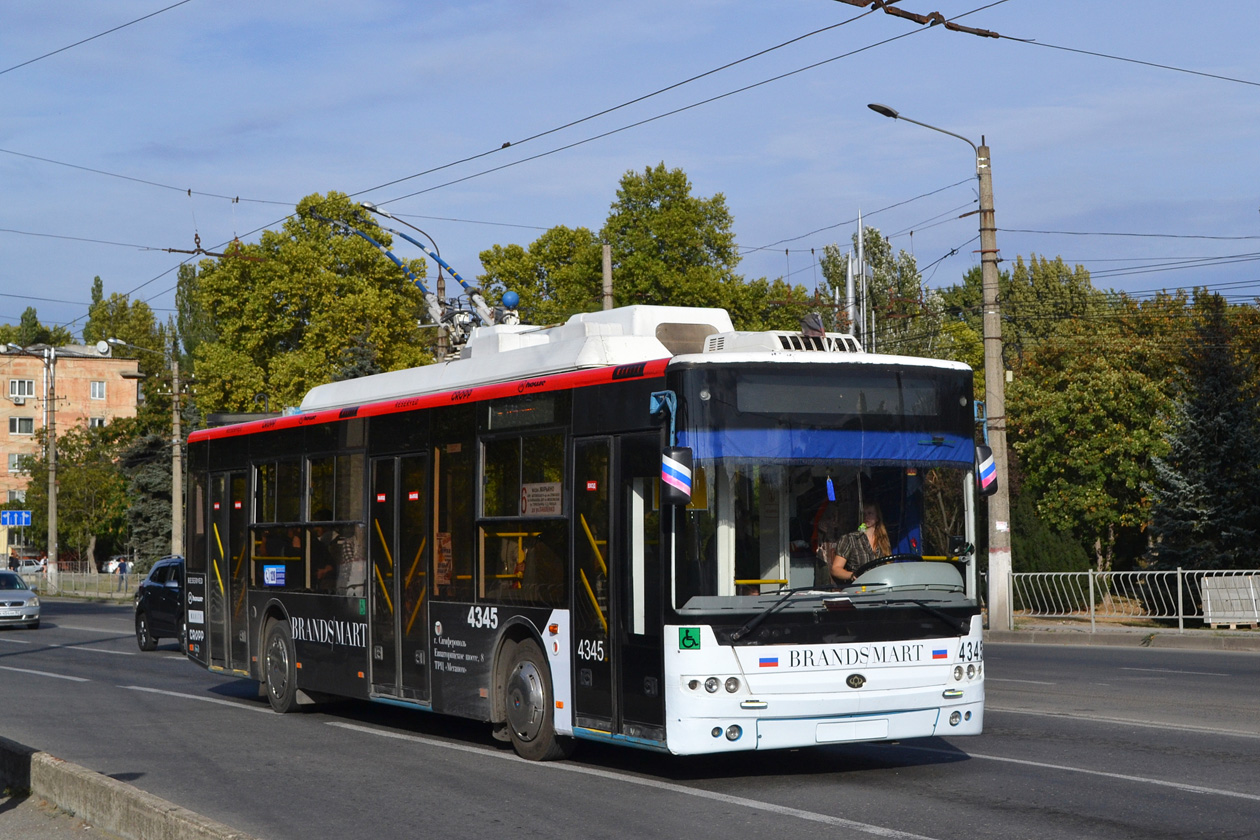 Crimean trolleybus, Bogdan T70110 # 4345