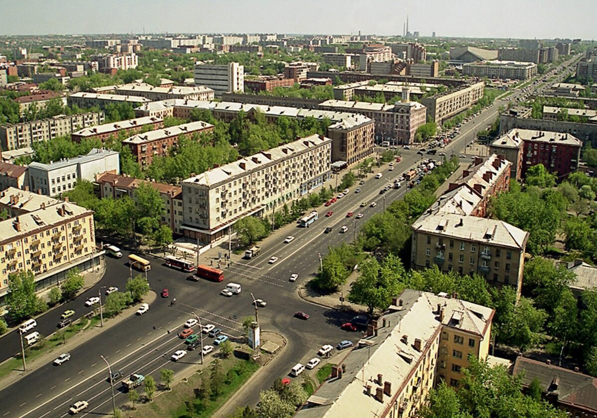 Omsk — Historical photos; Omsk — Trolley line — Right Bank