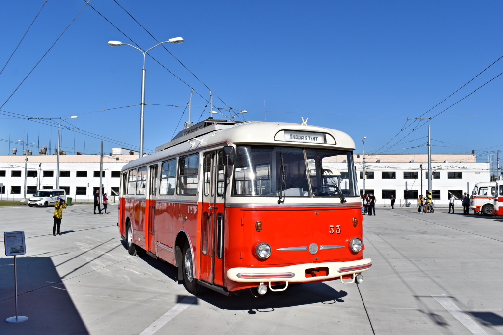 Братислава, Škoda 9TrHT28 № 53; Братислава — Deň otvorených dverí v DPB 2019 * День открытых дверей