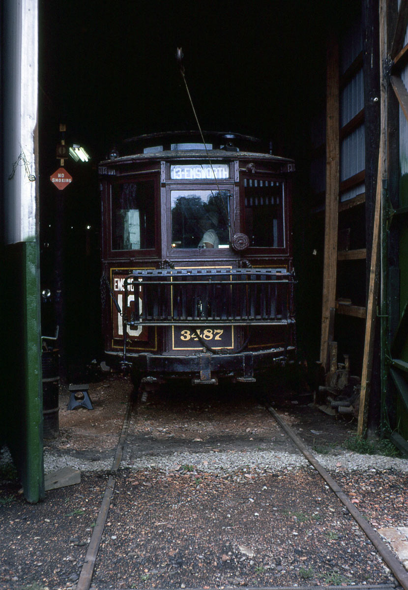 Washington, PA, St. Louis 4-axle motor car # 3487