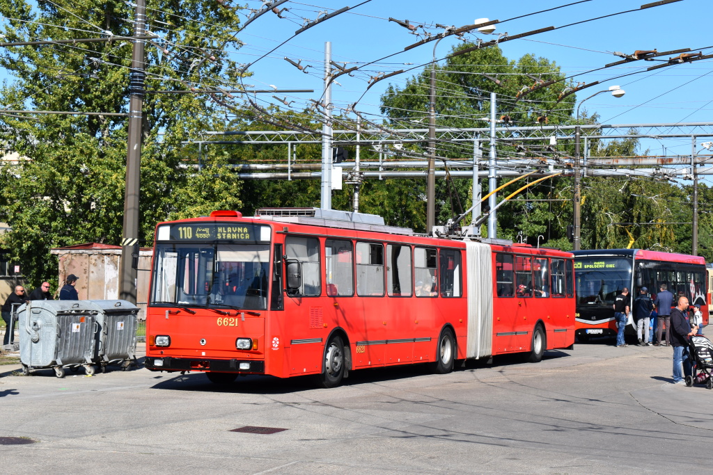 Братислава, Škoda 15Tr13/6M № 6621; Братислава — Deň otvorených dverí v DPB 2019 * День открытых дверей