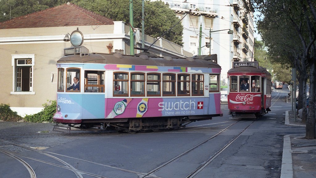 Лиссабон, Carris 2-axle motorcar (Remodelado) № 782; Лиссабон — Трамвай — Estação de Arco do Cego (закрытое депо)