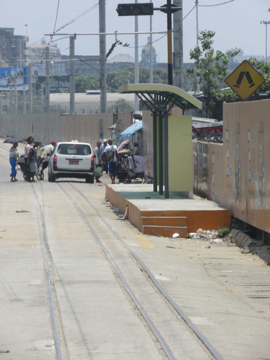 Янгон — Трамвайные линии и инфраструктура