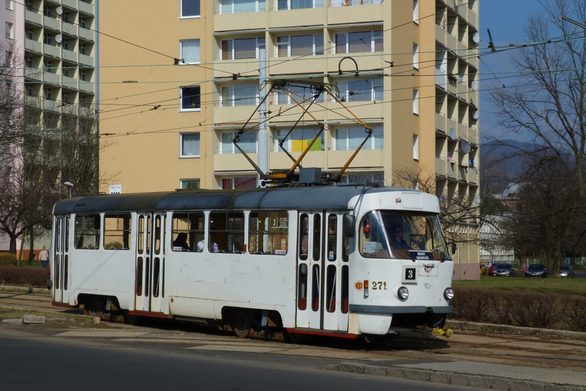 Мост и Литвинов, Tatra T3SUCS № 271