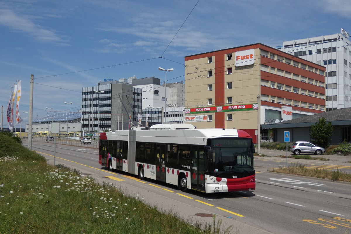 夫里堡, Hess SwissTrolley 3 (BGT-N2C) # 524