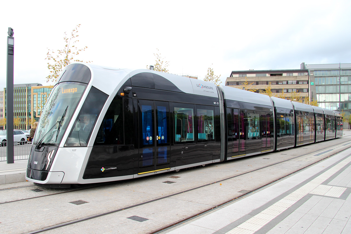 Luxembourg, CAF Urbos 3 č. 107