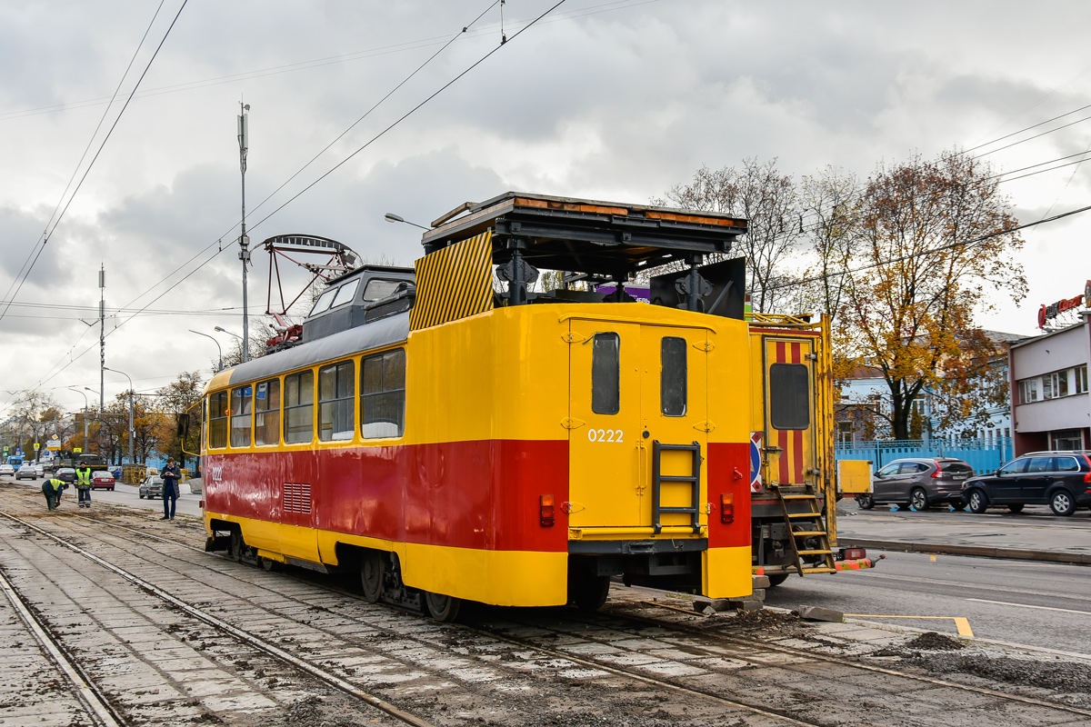 Moscow, Tatra T3SU # 0222