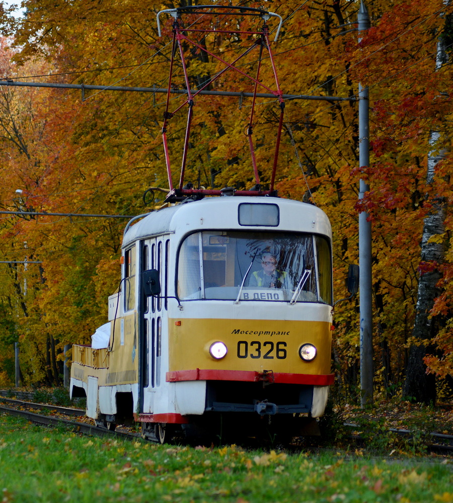Москва, Tatra T3SU № 0326