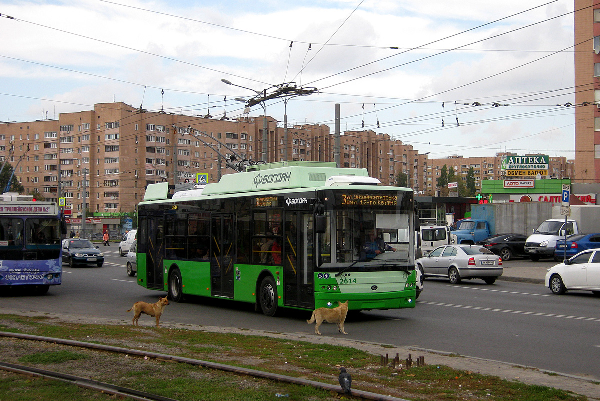 Kharkiv, Bogdan T70117 N°. 2614; Transport and animals
