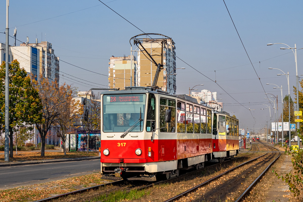 Киев, Tatra T6A5 № 317