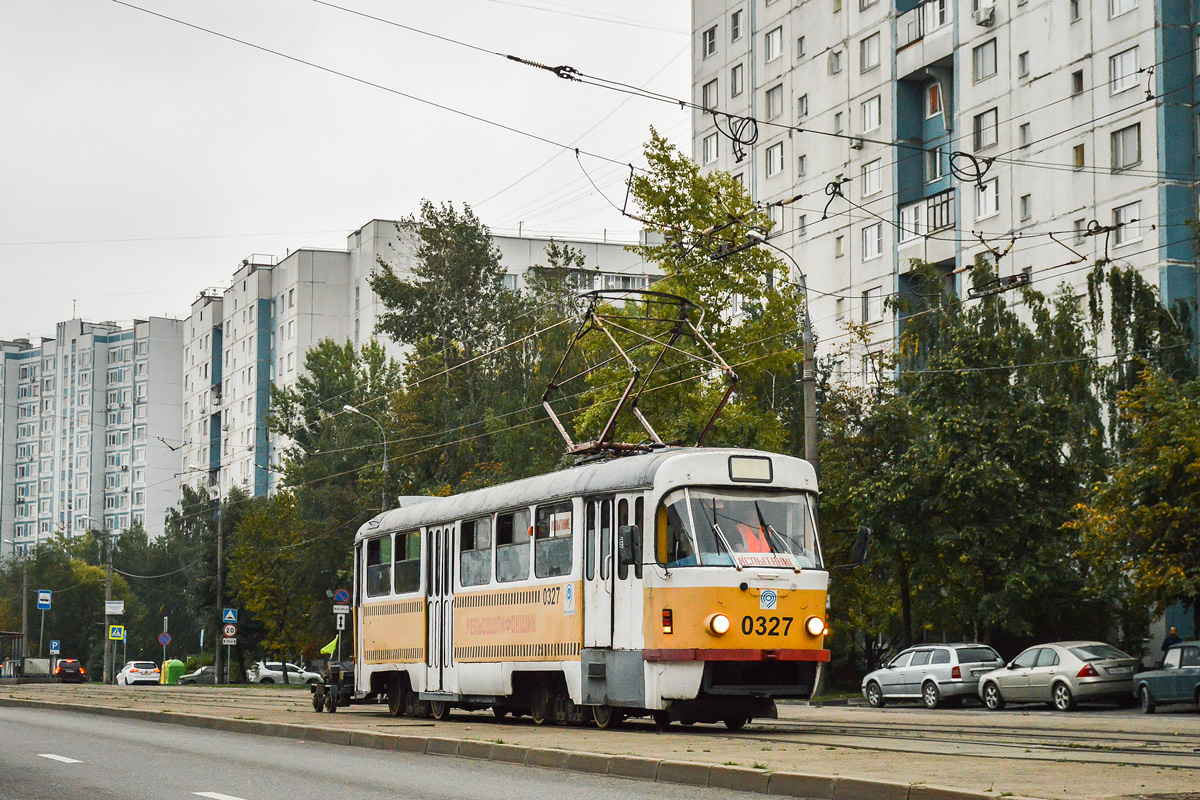 Москва, Tatra T3SU № 0327