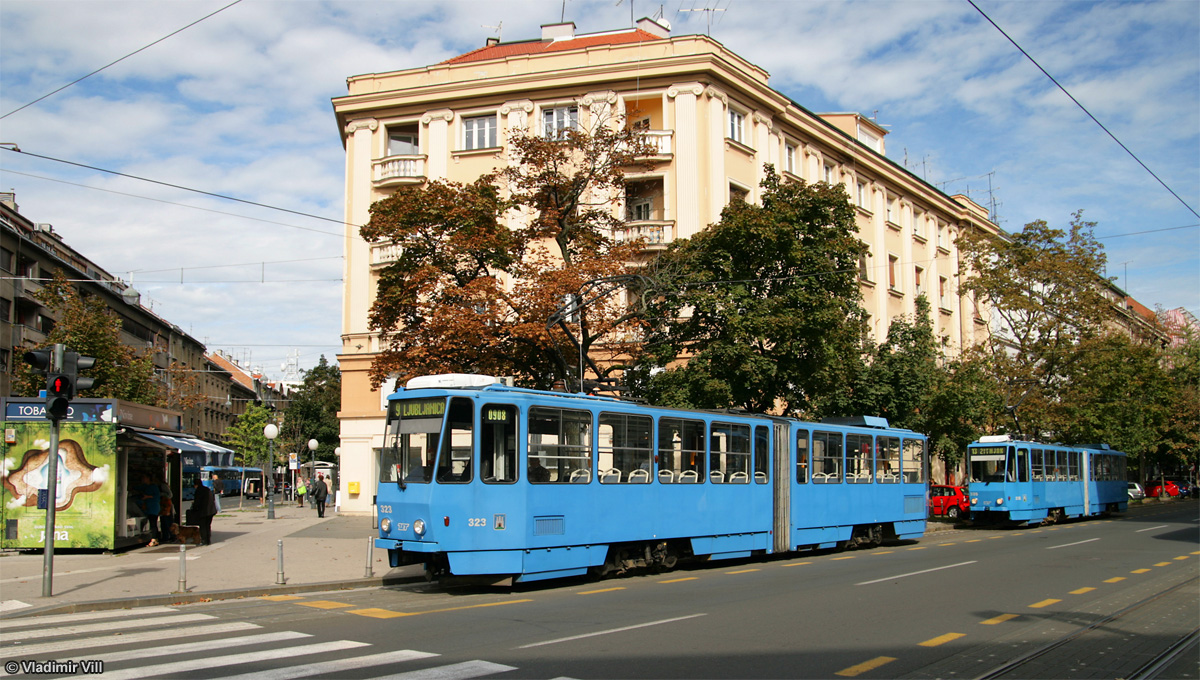 Загреб, Tatra KT4YU № 323