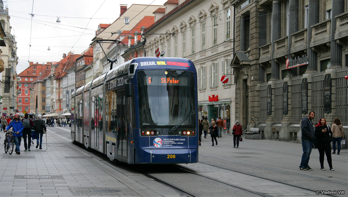 Graz, Stadler Variobahn N°. 206