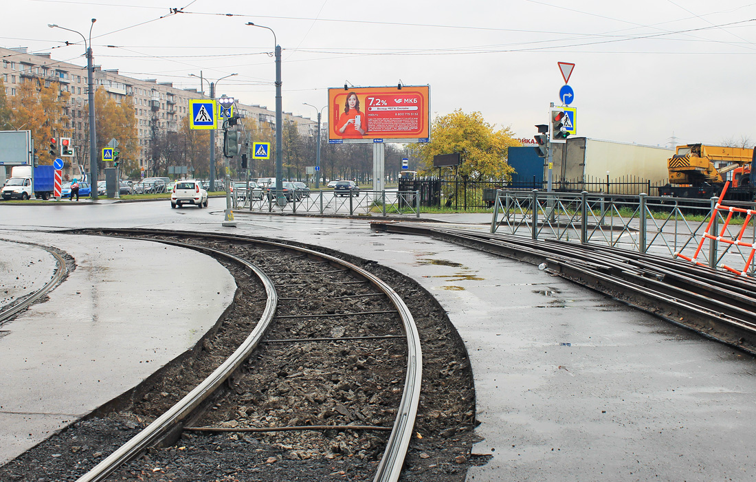 Sanktpēterburga — Track repairs