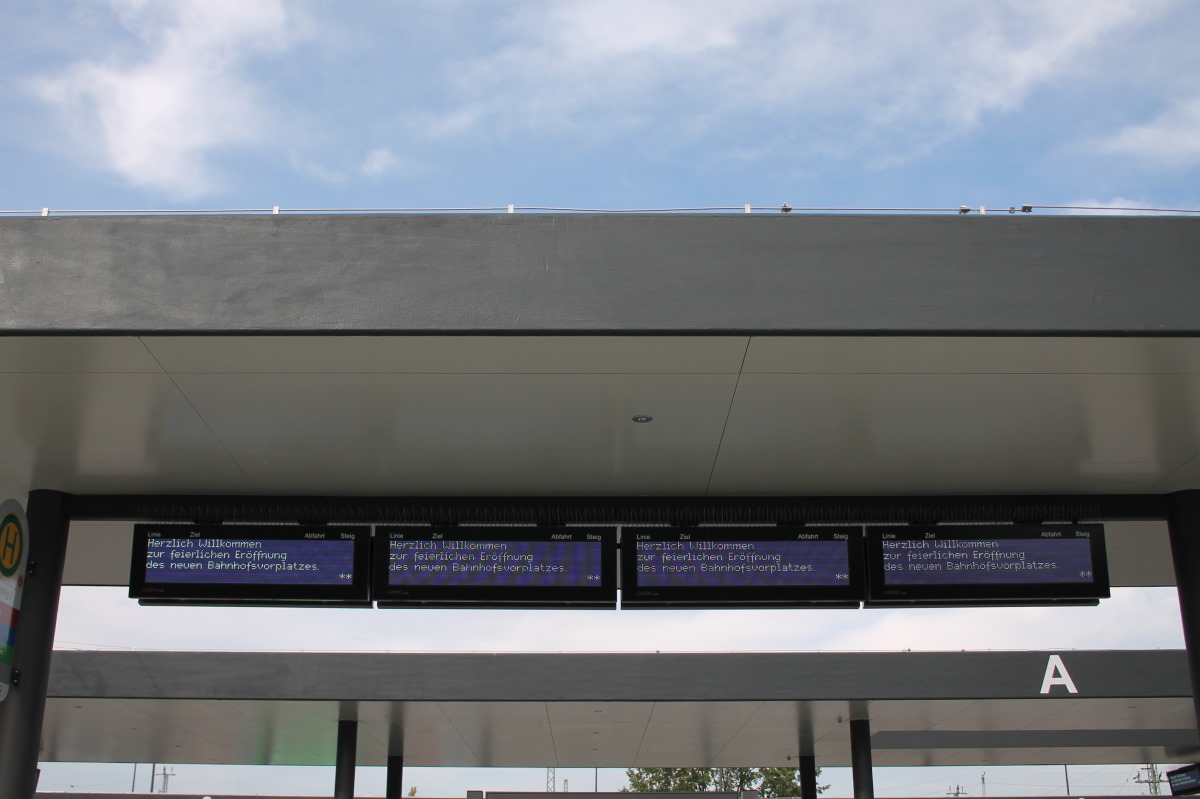 Cottbus — Opening of the new transfer point at main station (21.10.2019); Cottbus — Passenger information