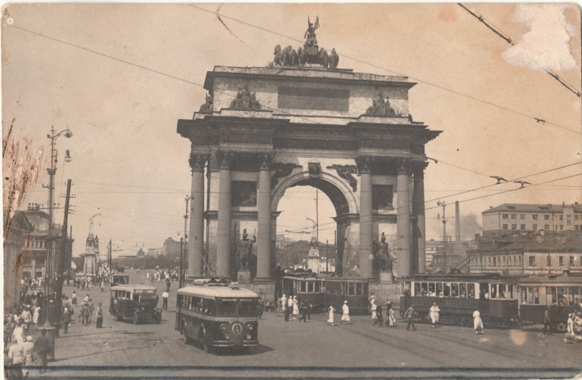 Москва, ЛК-2 № 5; Москва — Исторические фотографии — Трамвай и Троллейбус (1921-1945)