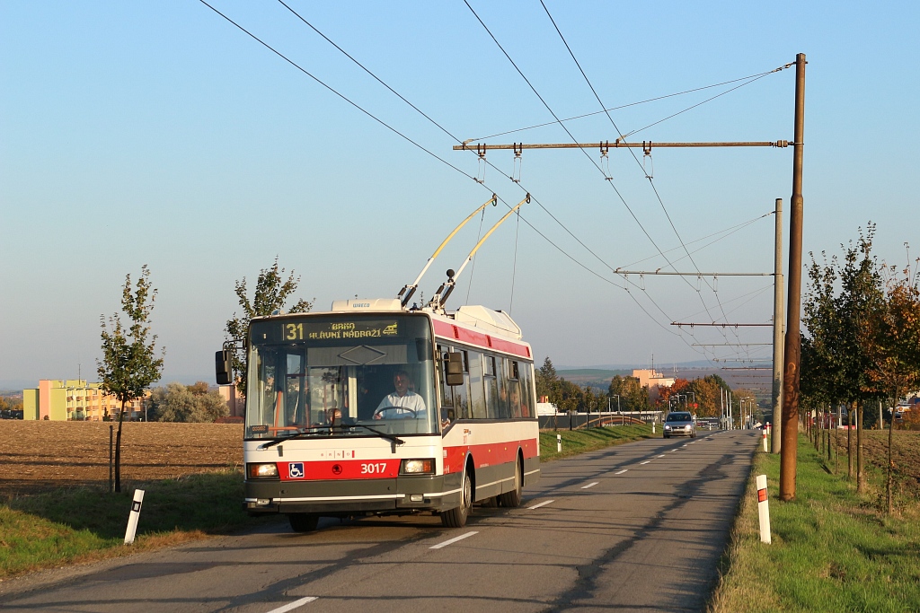 Брно, Škoda 21Tr № 3017