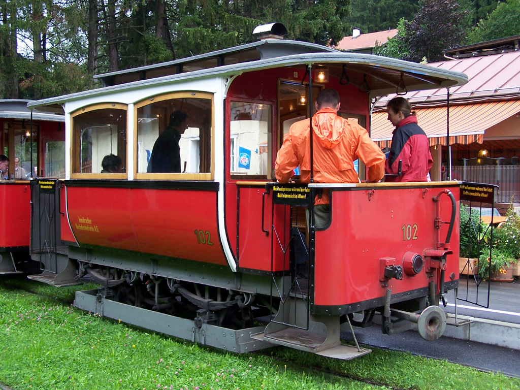 Инсбрук, Двухосный прицепной Graz № 102; Инсбрук — 100 Jahre Haller Triebwagen