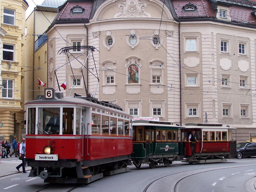 Инсбрук, Четырёхосный моторный Graz № 1; Инсбрук — 100 Jahre Haller Triebwagen