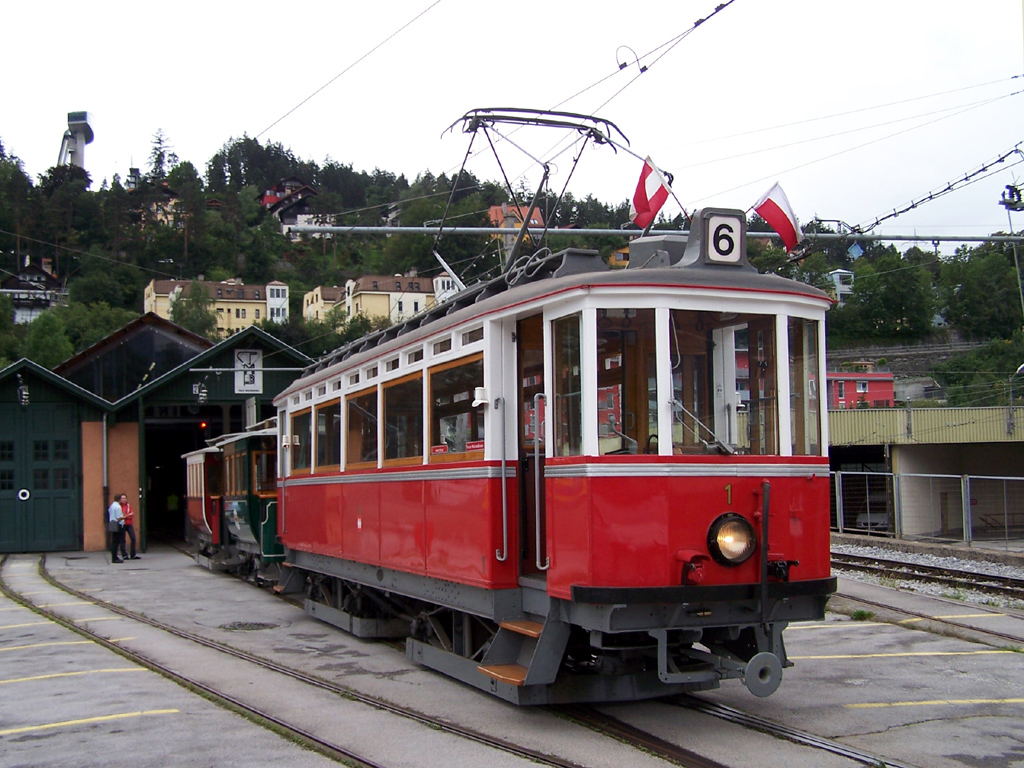 Инсбрук, Четырёхосный моторный Graz № 1; Инсбрук — 100 Jahre Haller Triebwagen