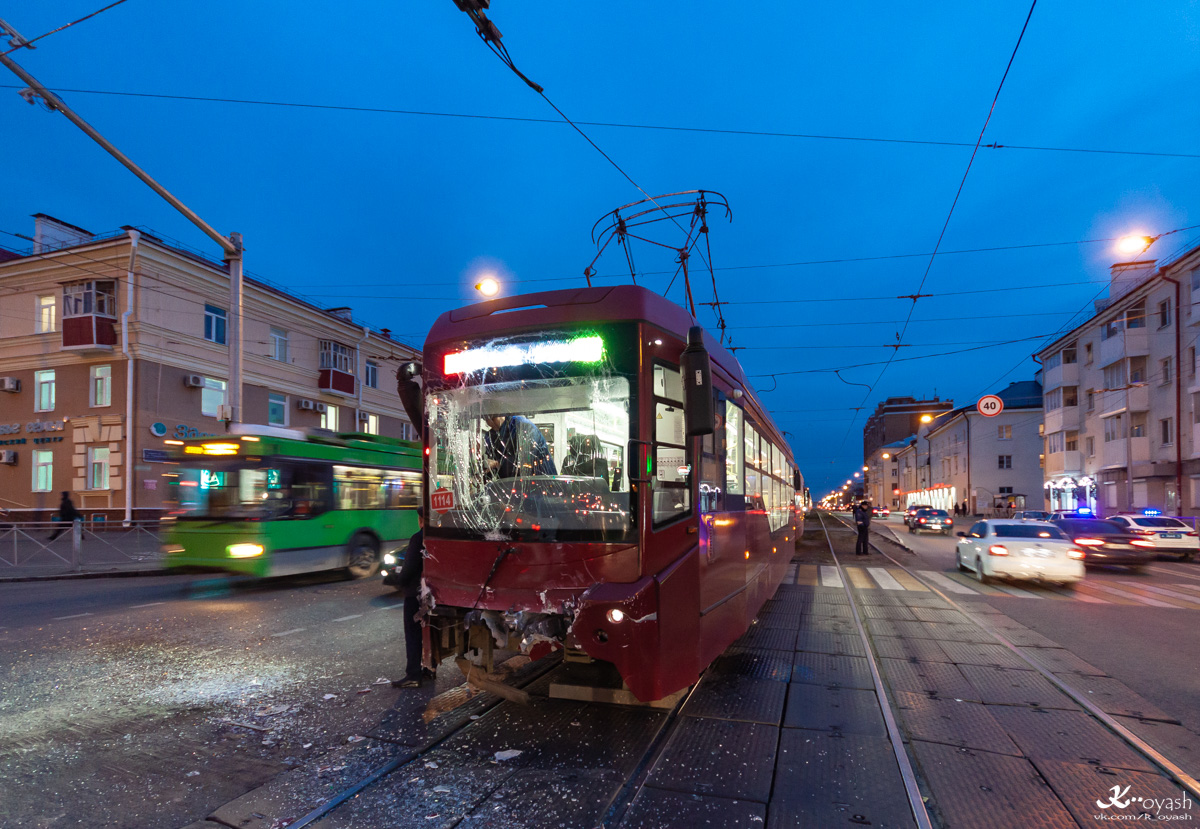 Kazan, 71-407-01 № 1114; Kazan — Road Accidents