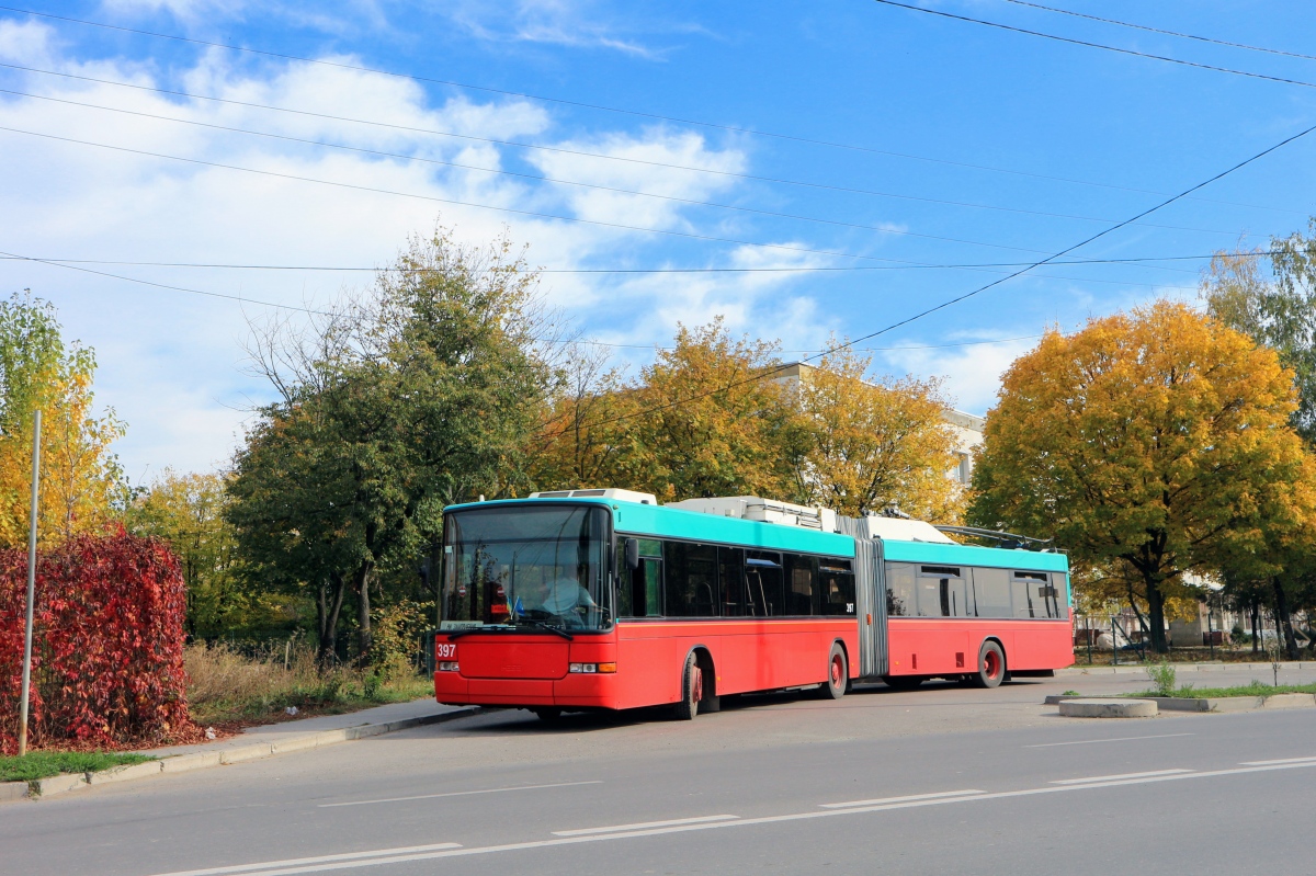 Черновцы — Покатушки на Hess SwissTrolley 2 (BGT-N2) №397, 13.10.2019
