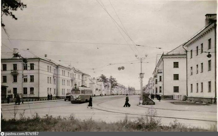 Ангарск — Старые фотографии; Ангарск — Трамвайные линии и кольца