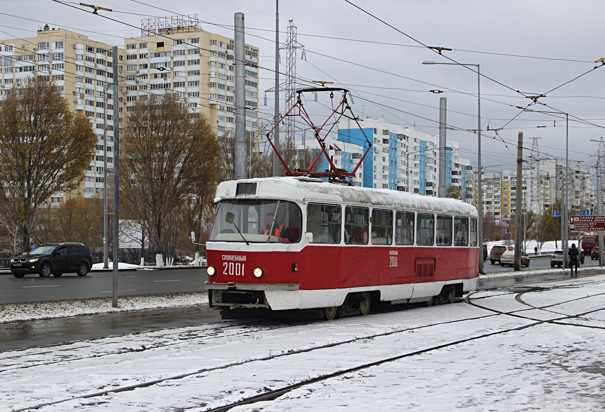 Самара, Tatra T3SU (двухдверная) № 2001
