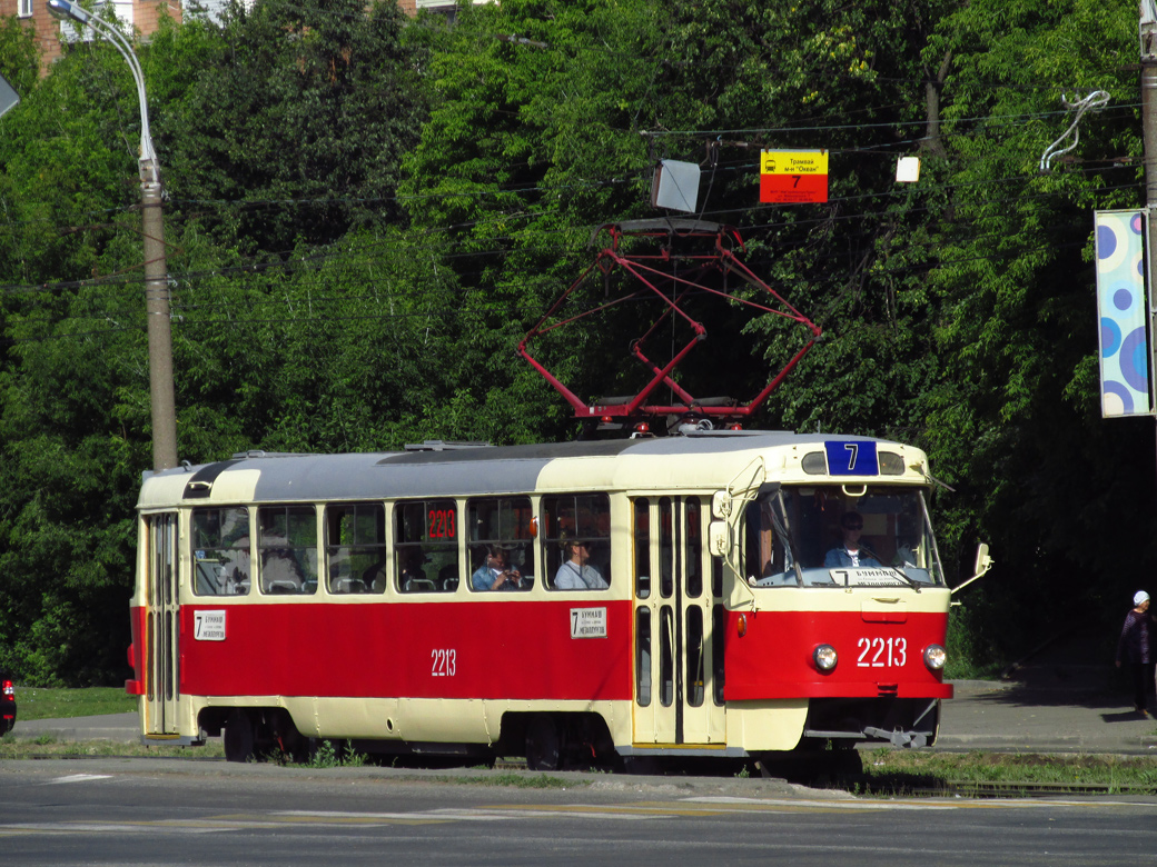 Ижевск, Tatra T3SU (двухдверная) № 2213