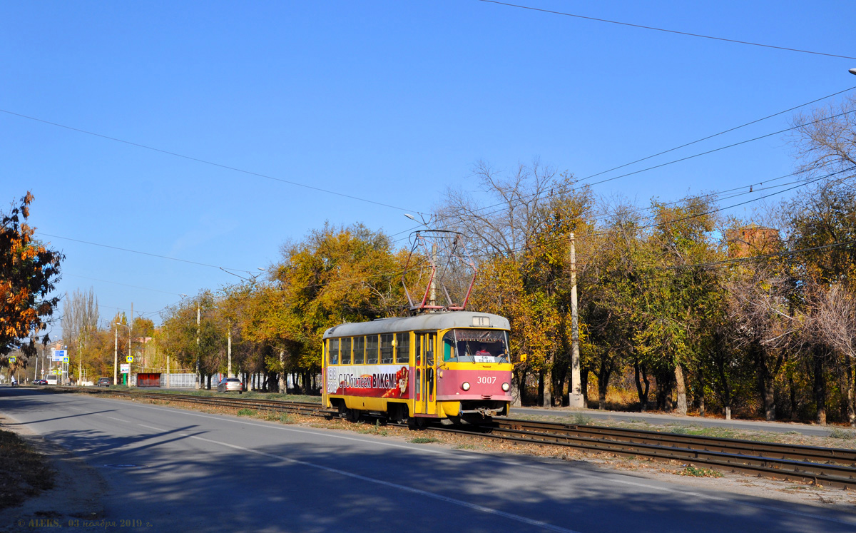 Volgograd, Tatra T3SU (2-door) Nr 3007