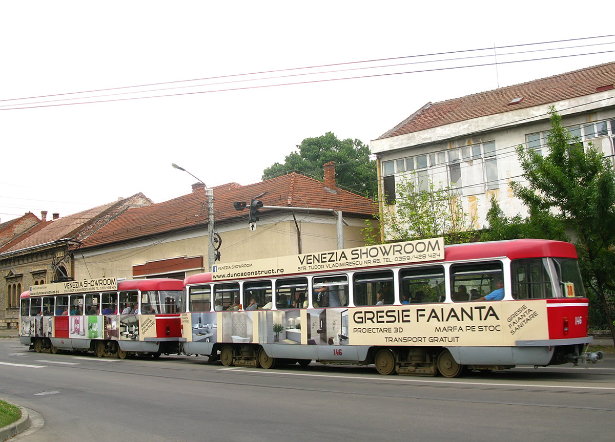 Орадя, Tatra T4D № 46; Орадя, Tatra B4DM № 146