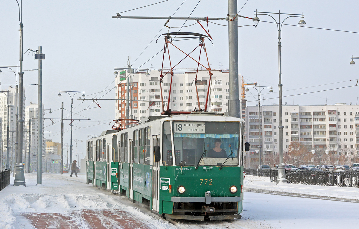 Екатеринбург, Tatra T6B5SU № 772