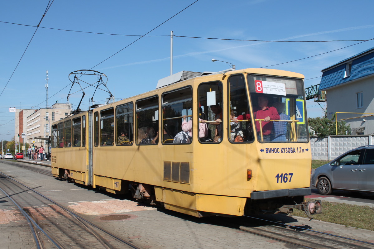 Львов, Tatra KT4D № 1167