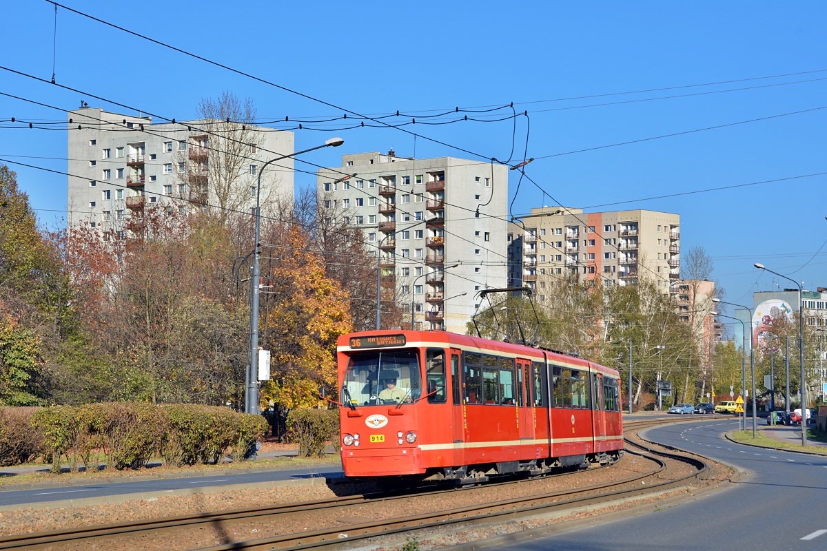 Silesia trams, Duewag Ptb № 914