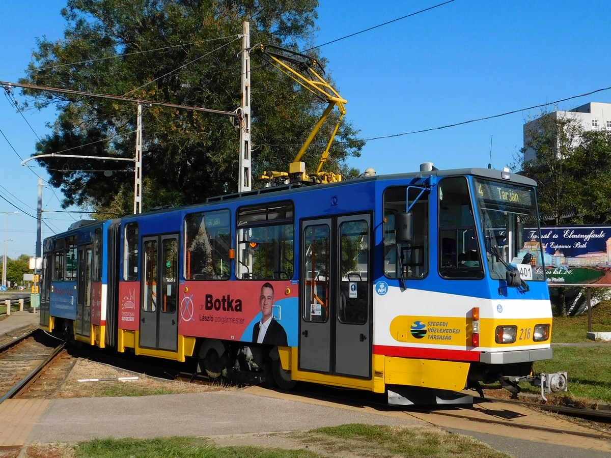 Szeged, Tatra KT4DM № 216