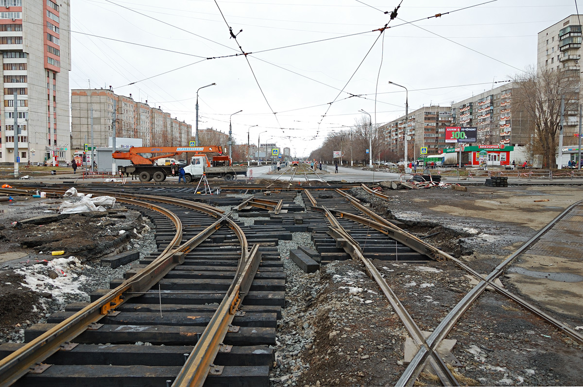 Магнитогорск — Строительство трамвайной линии по пр. Карла Маркса и ул. Зеленый лог