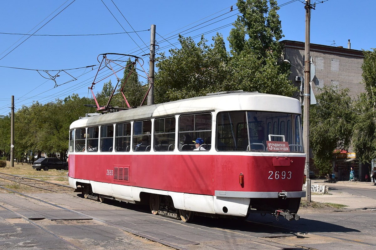Volgograda, Tatra T3SU № 2693