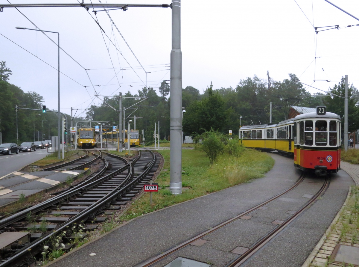 Штутгарт, Fuchs B2 № 1605; Штутгарт — Исторический маршрут 23 на колее 1000 мм.; Штутгарт — Трамвайные линии и инфраструктура