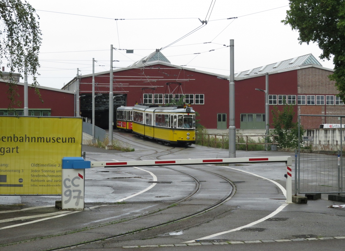Штутгарт — Исторический маршрут 23 на колее 1000 мм.