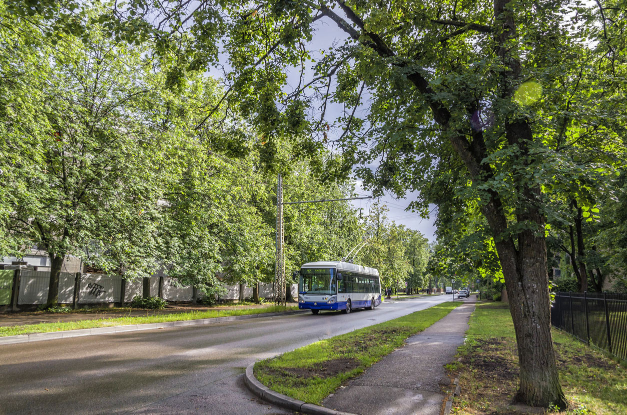 რიგა — Trolleybus Lines and Infrastrcutre
