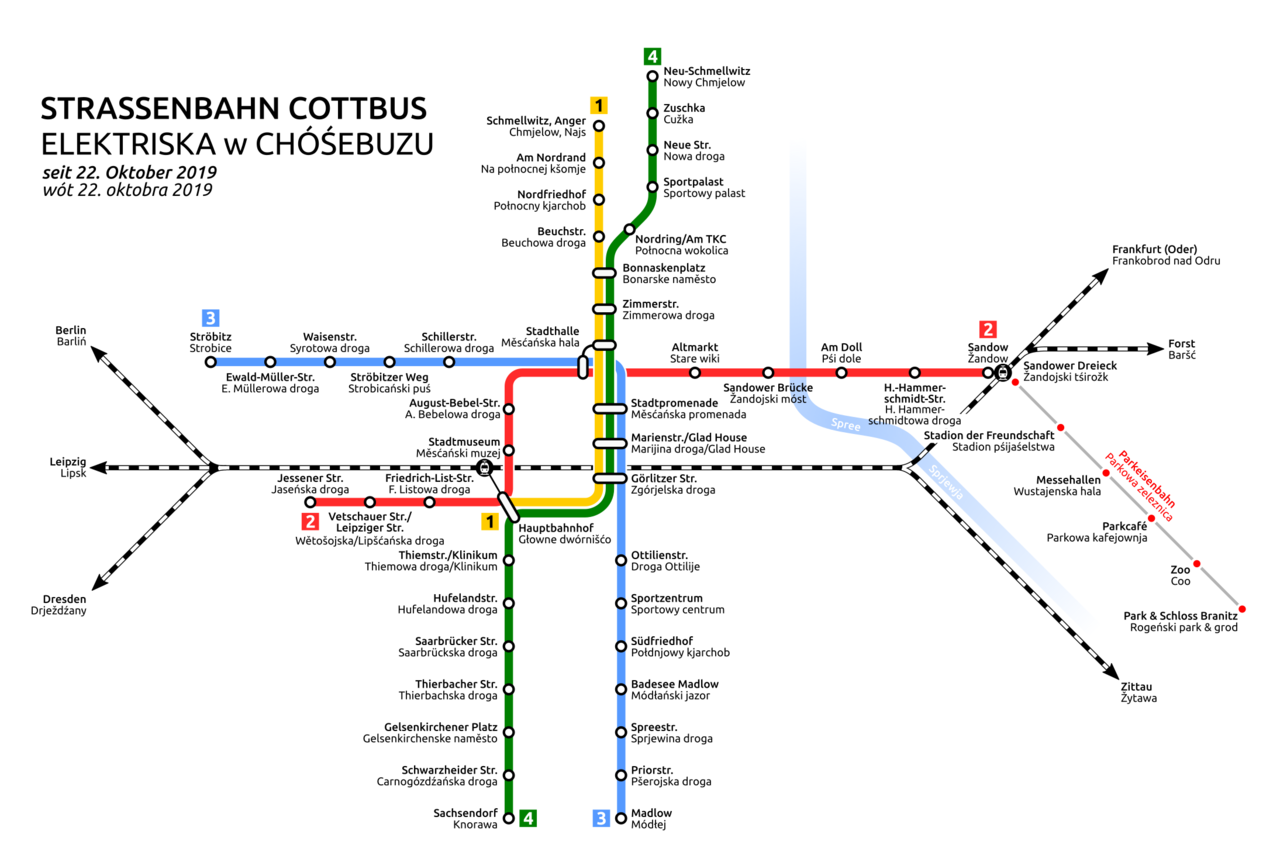 Cottbus — Maps