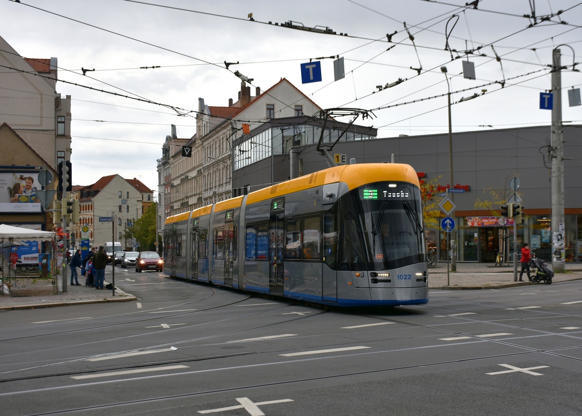 Лейпциг, Solaris Tramino Leipzig (NGT10) № 1022