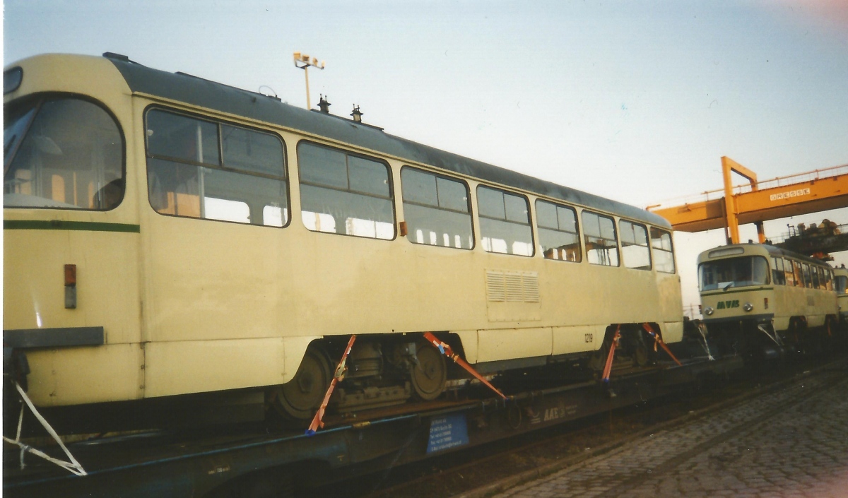 Магдебург, Tatra T4D № 1219; Магдебург — Отправка трамваев Tatra в Румынию