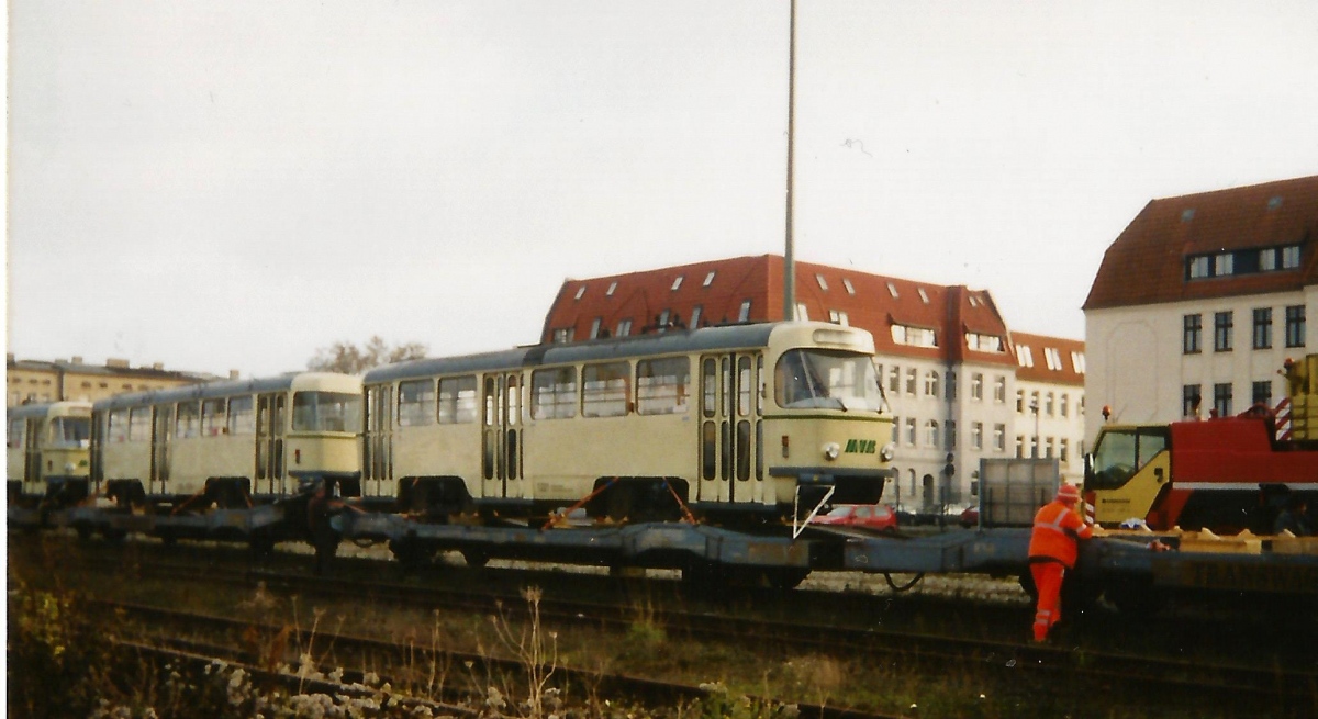 Магдебург, Tatra T4D № 1221; Магдебург — Отправка трамваев Tatra в Румынию