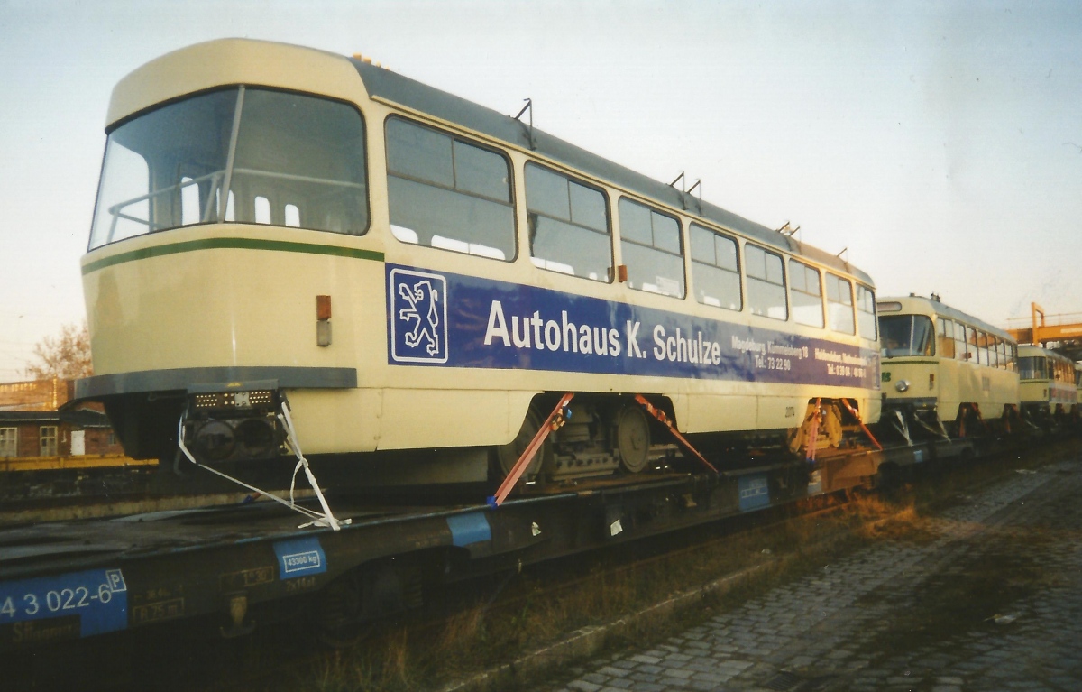Магдебург, Tatra B4D № 2074; Магдебург — Отправка трамваев Tatra в Румынию