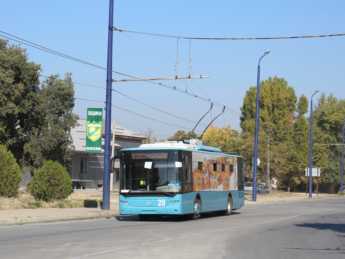 Пазарджик, ЛАЗ E183A1 № 20