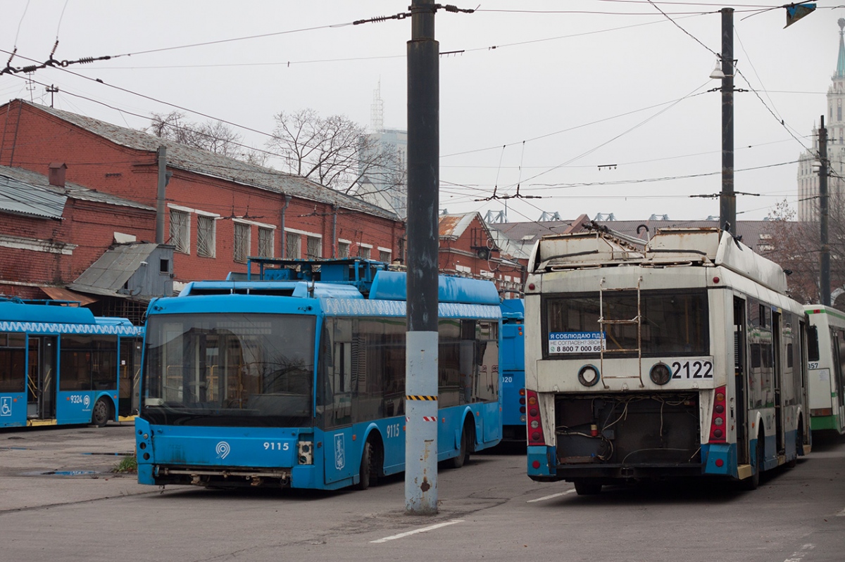 Москва, Тролза-5265.00 «Мегаполис» № 9115; Москва, Тролза-5265.00 «Мегаполис» № 9313