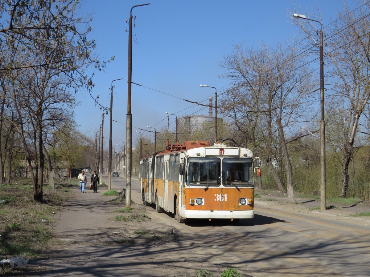 Altchevsk, ZiU-683B [B00] N°. 361; Altchevsk — Trolleybus network and infrastructure