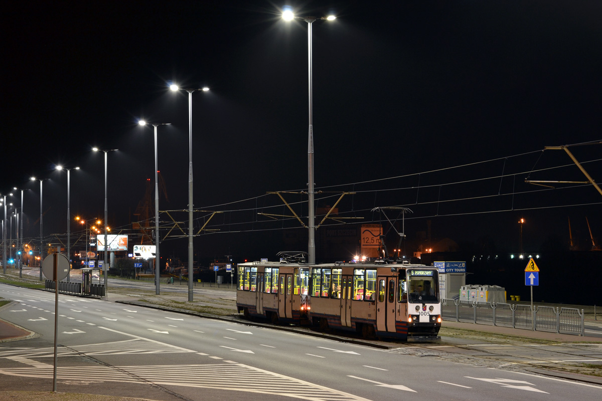 Štětín, Konstal 105Ng/S č. 1005; Štětín, Konstal 105Ng/D č. 1006